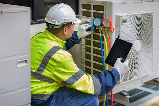 Professional Hvac technician working in Athens, WV